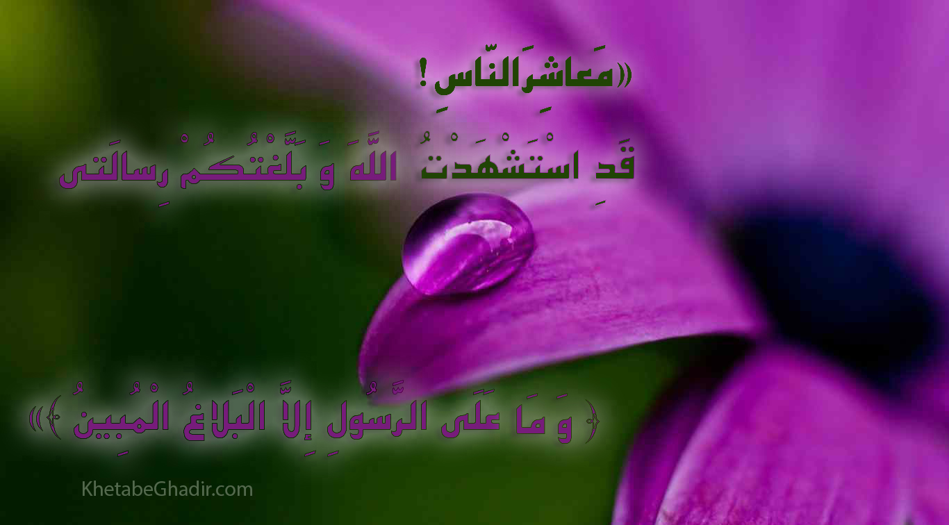 شرح جمله صد و شصت و یکم خطابه غدیر